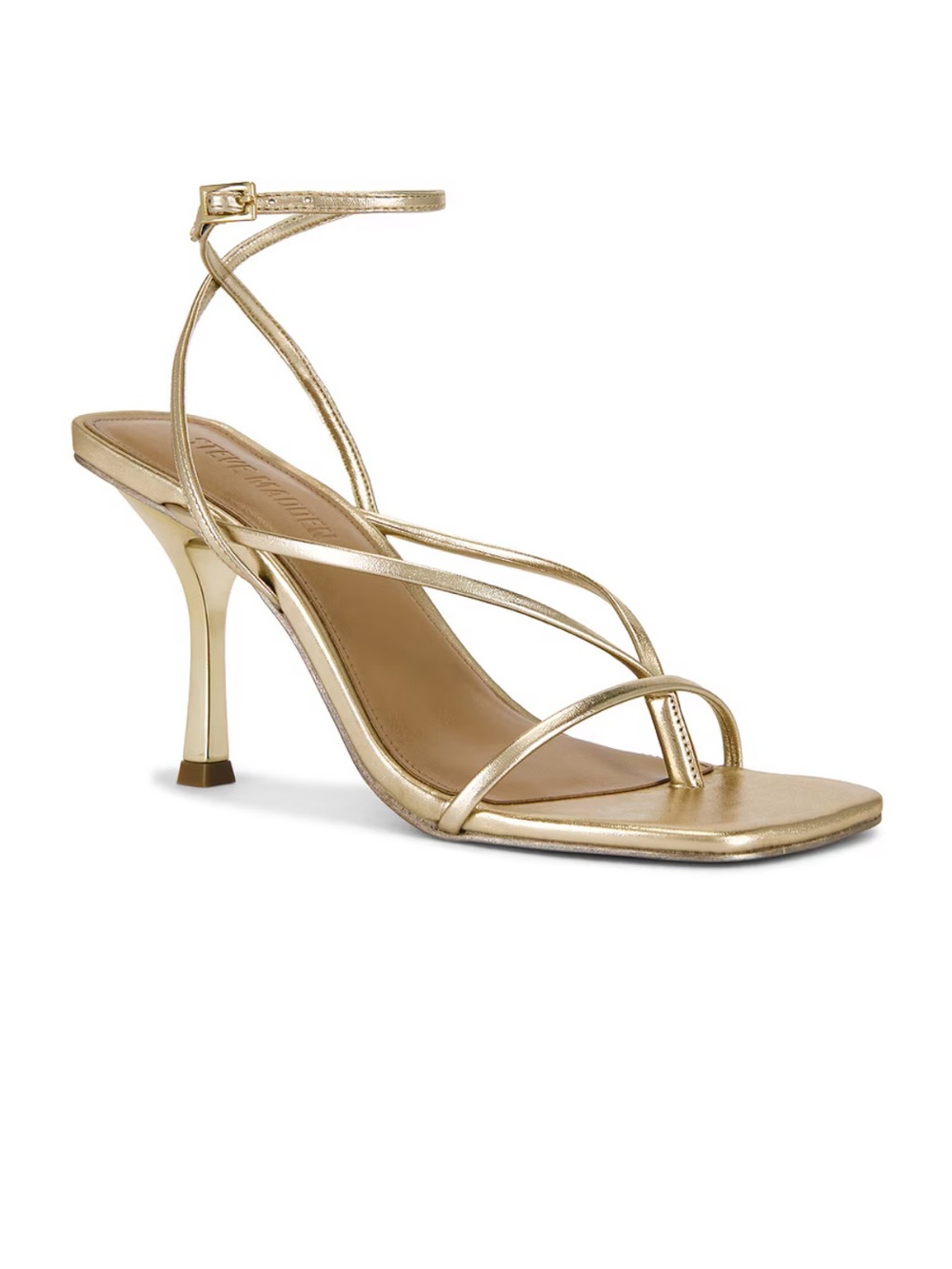 Steve Madden Metallic Gold Strappy Annie Sandal